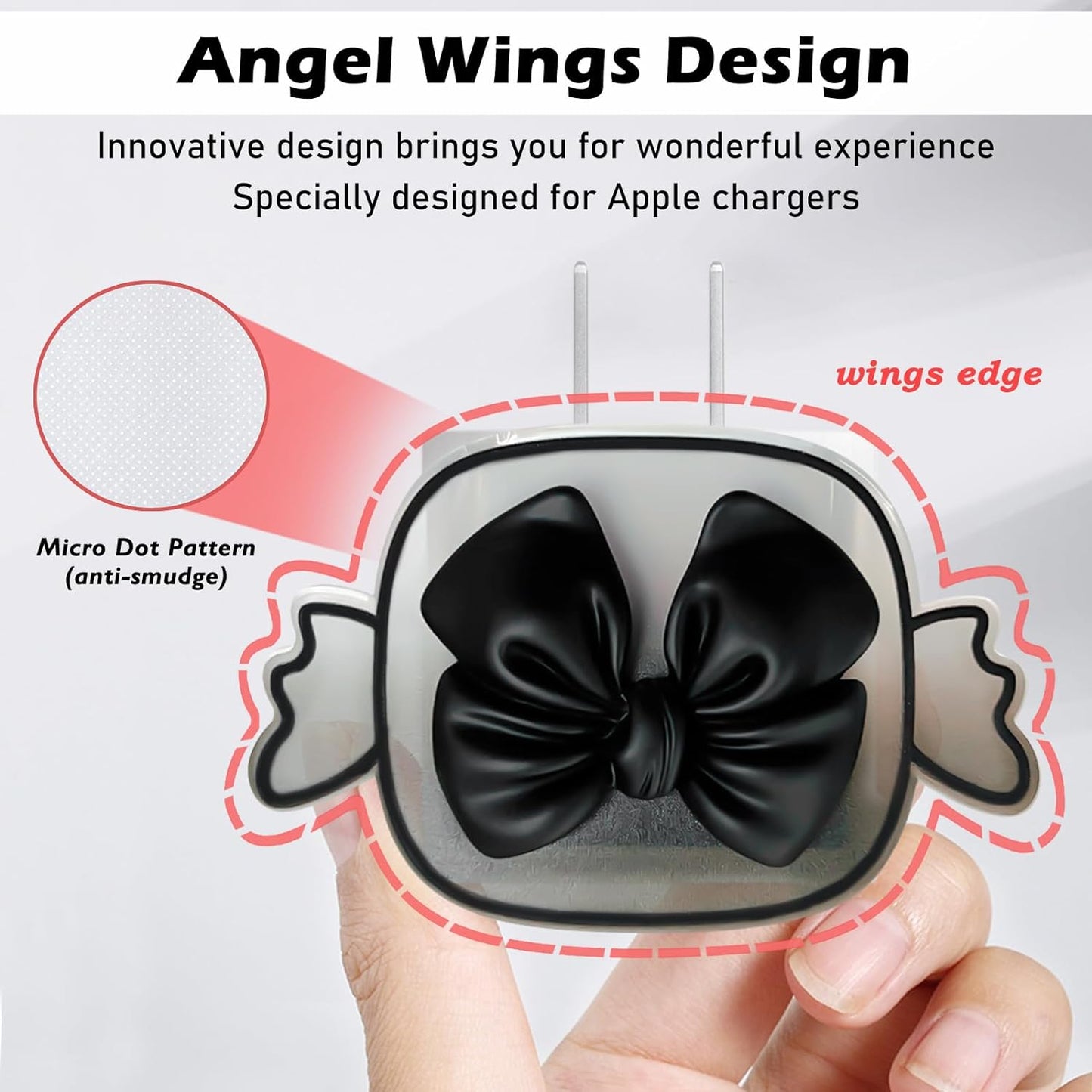 Protège Câble Type-C, chargeur avec Design de Cœur 3D Rose - informati