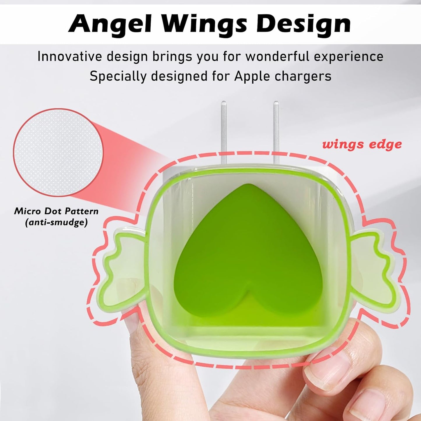 Protège Câble Type-C, chargeur avec Design de Cœur 3D Rose - informati