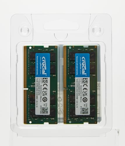 Crucial RAM 32GB Kit (2x16GB) DDR4 2400 MHz mémoire pc bureau