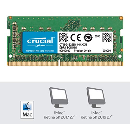 Crucial RAM 32GB Kit (2x16GB) DDR4 2400 MHz mémoire pc bureau