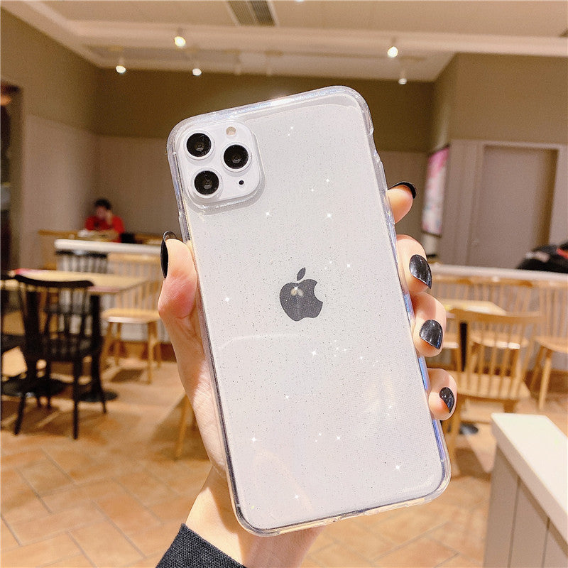 Transparent Glitter Soft Case For iPhone - informati