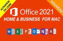 Microsoft Office 2021 Famille et Petite Entreprise pour Mac (Home & Business), Activation en ligne et à vie | 1 MAC - informati
