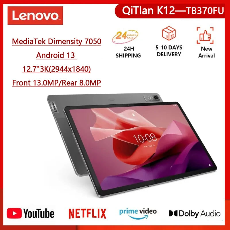 Lenovo Tab 12.7" Qitian K12/P12 8GB 128GB/256GB