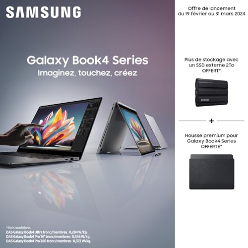 Samsung Galaxy Book4 360 Ordinateur portable 15.6'' - informati