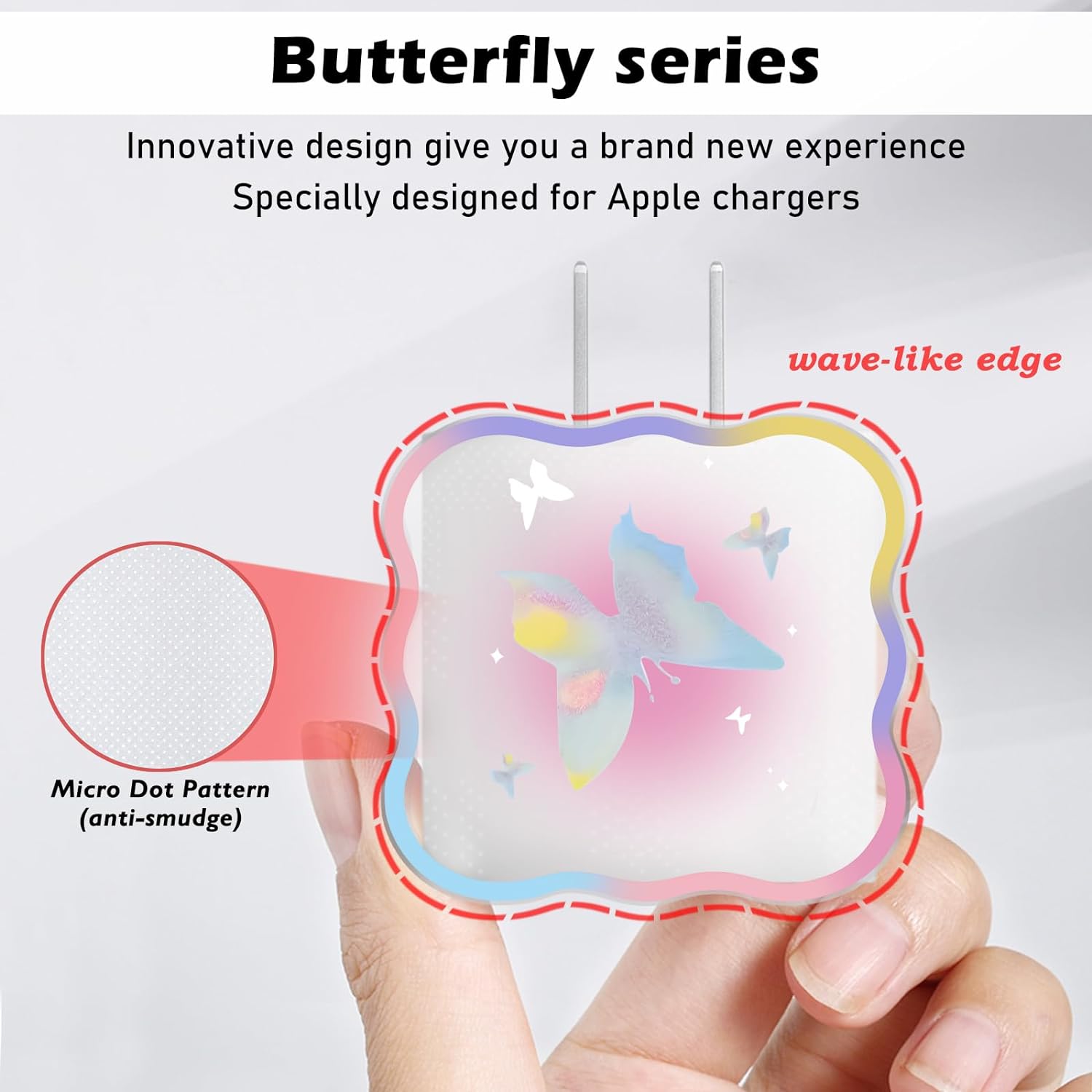Kits de Protecteur de Câble avec Style de Forme de Onde Modèle de Papillon Mignonne - informati